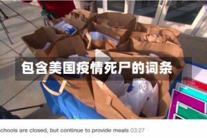 包含美国疫情死尸的词条