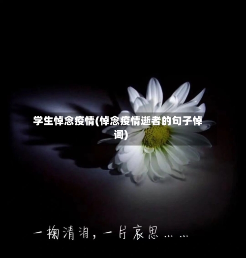 学生悼念疫情(悼念疫情逝者的句子悼词)-第1张图片