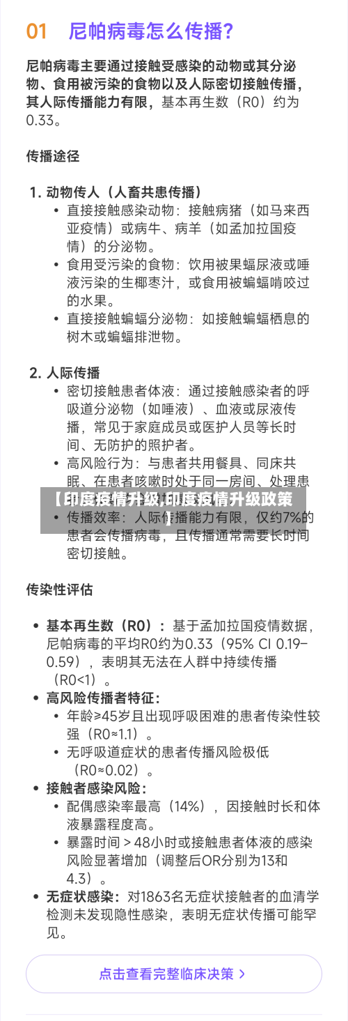【印度疫情升级,印度疫情升级政策】-第1张图片