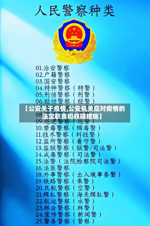 【公安关于疫情,公安机关应对疫情的法定职责和权限措施】-第3张图片