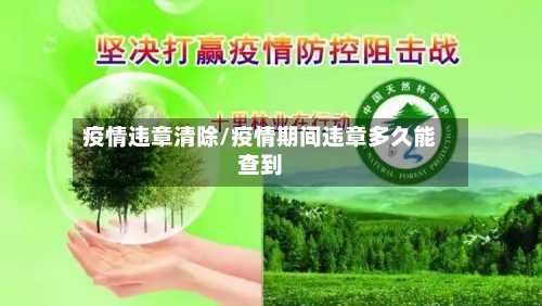 疫情违章清除/疫情期间违章多久能查到-第2张图片