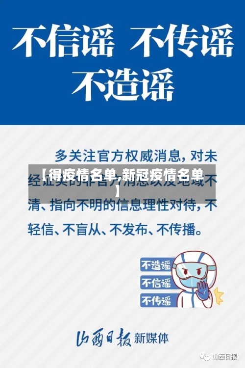 【得疫情名单,新冠疫情名单】-第2张图片