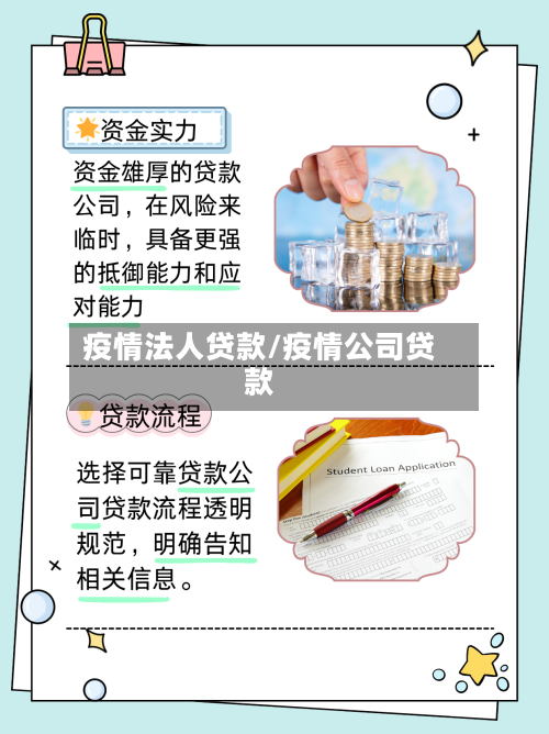 疫情法人贷款/疫情公司贷款-第1张图片