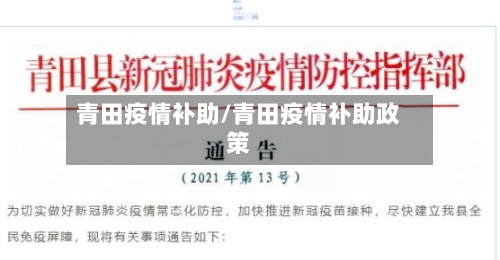 青田疫情补助/青田疫情补助政策-第2张图片