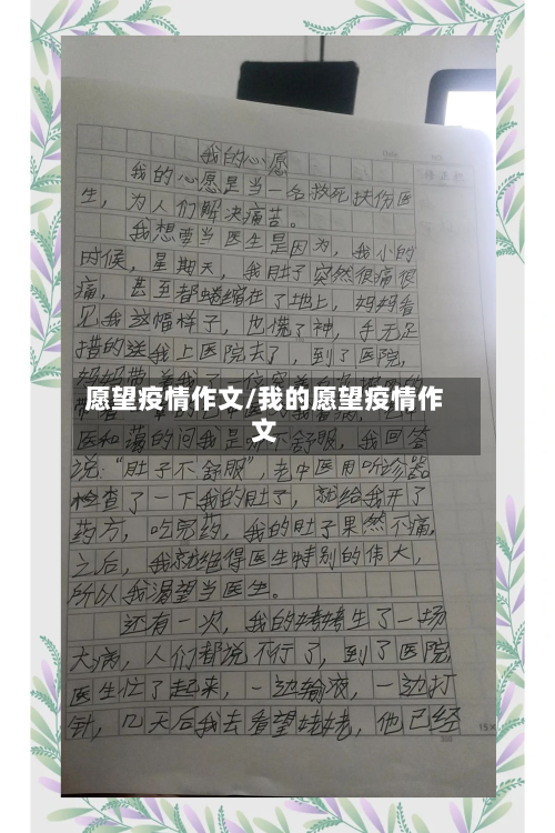 愿望疫情作文/我的愿望疫情作文-第2张图片